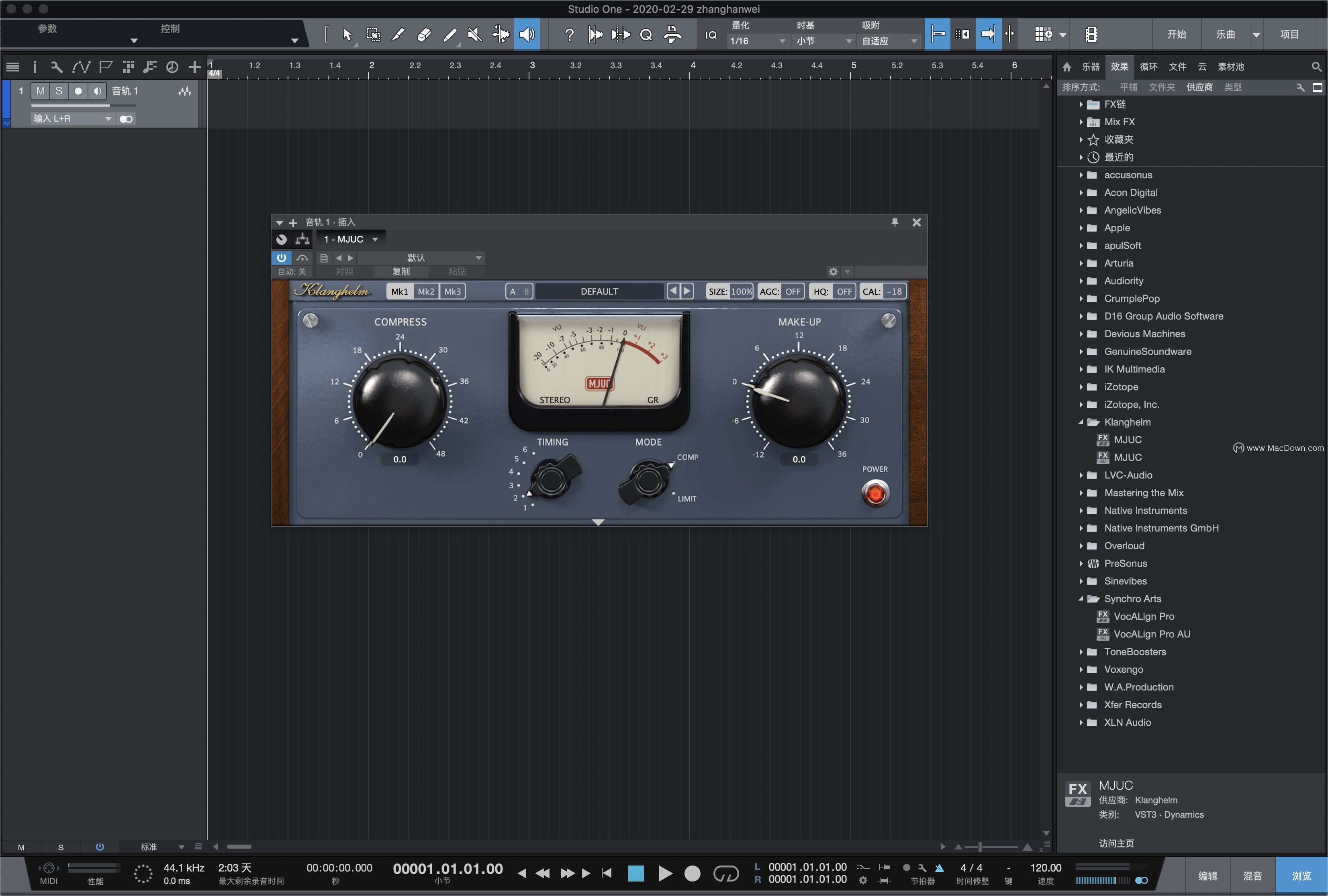 Klanghelm MJUC Variable tube Compressor下载Klanghelm MJUC Variable tube
