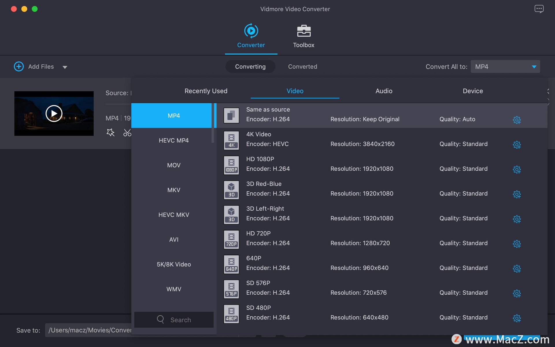 Vidmore Video Converter Mac中文破解版Vidmore Video Converter for mac(Mac视频