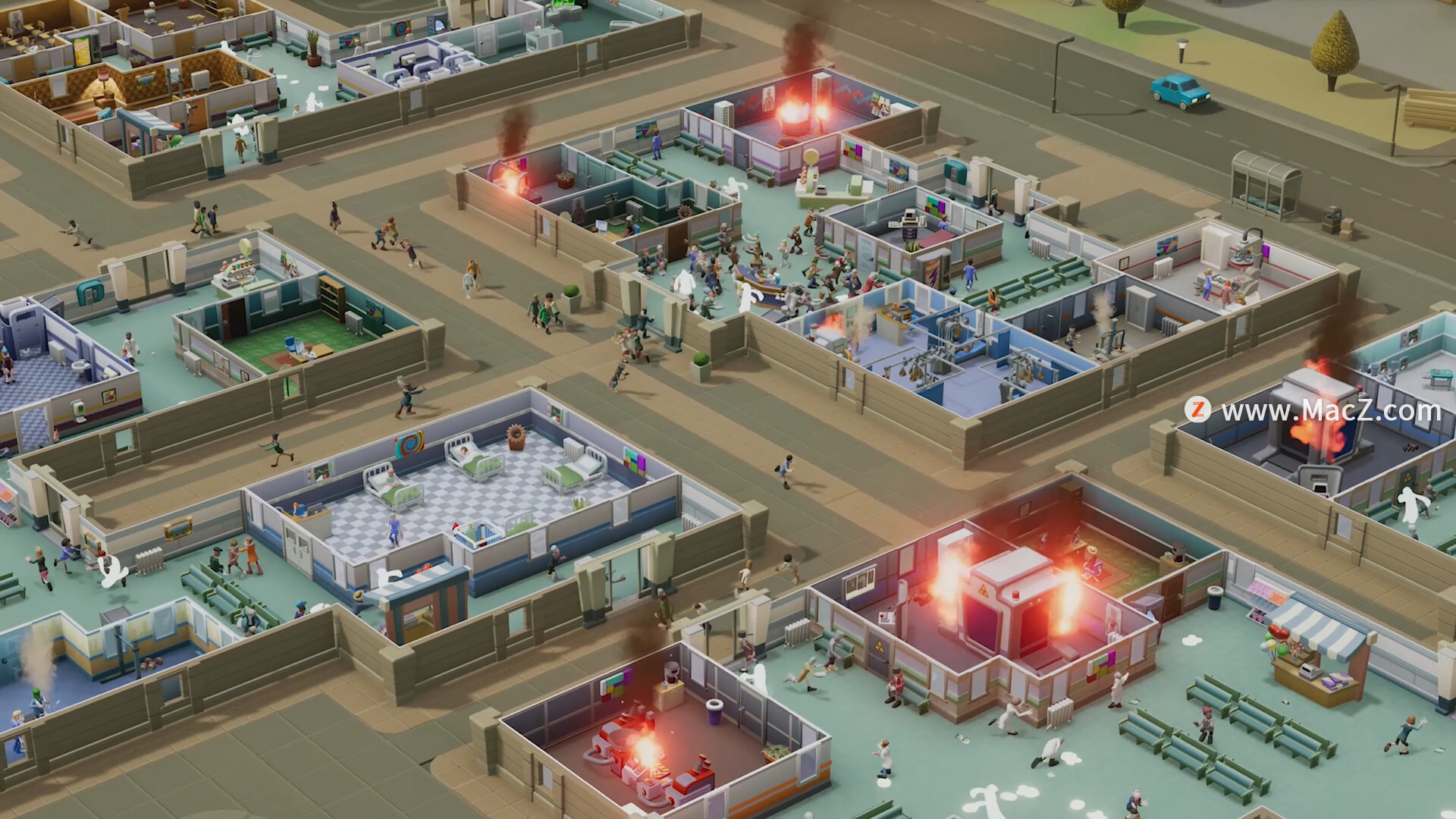 two point hospital攻略双点医院Two Point Hospital for mac(模拟经营类游戏) Mac下载