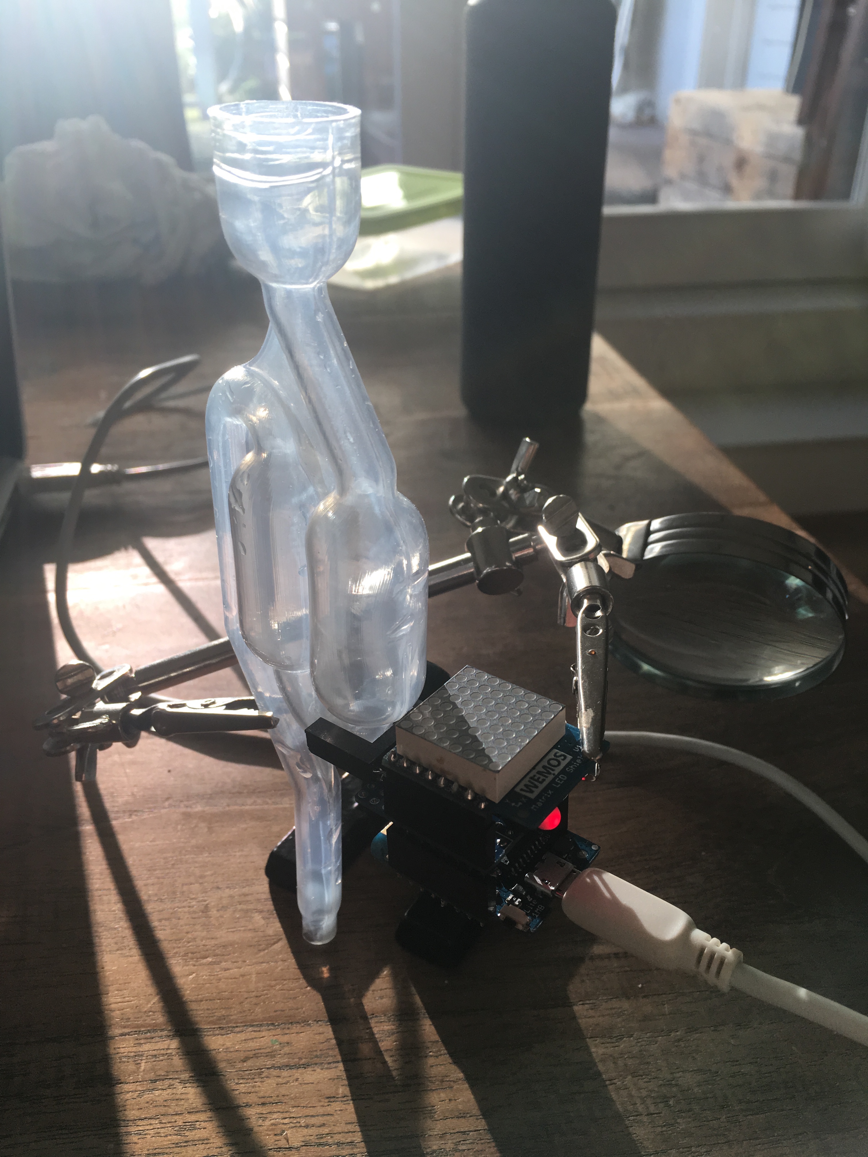 Creating smart bubble counter fermentation process tracking
