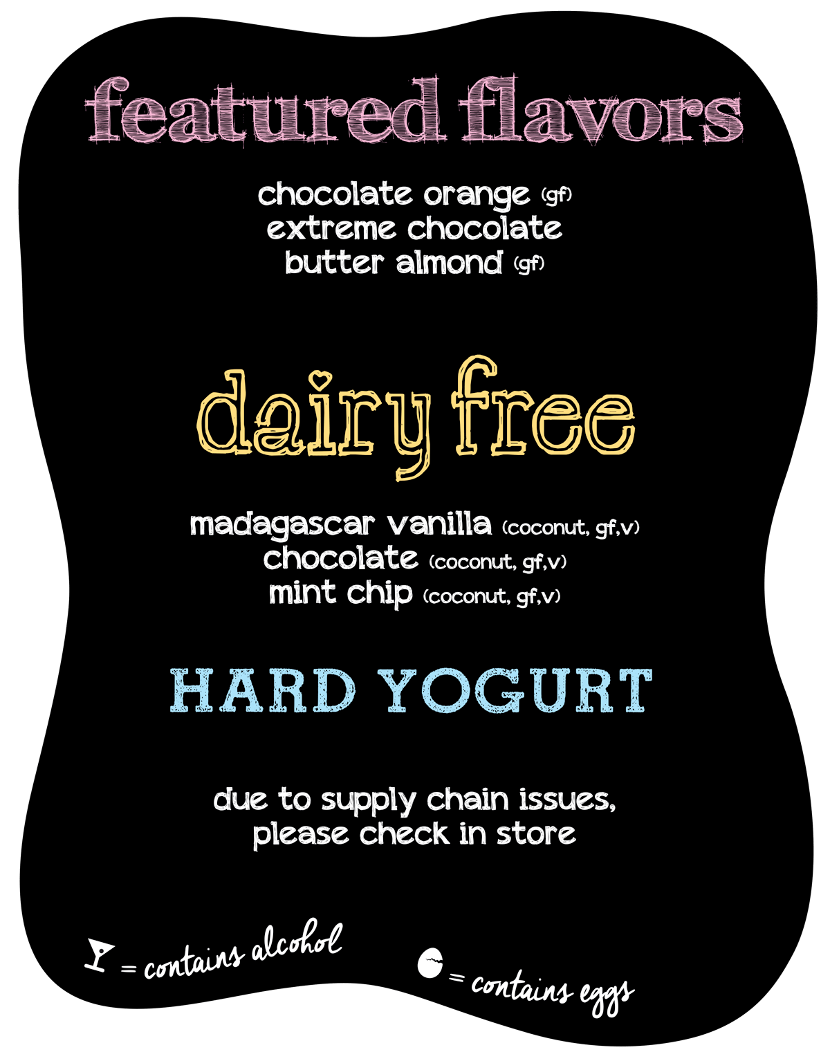 Featured Flavors & Yogurt J.P. Licks