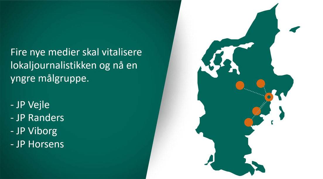 JyllandsPosten lancerer fire nye digitale abonnementsmedier i Vejle, Horsens og Randers