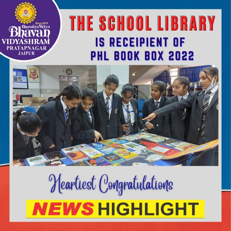 Parag Honours List 2022 BVB Vidyashram Pratap Nagar