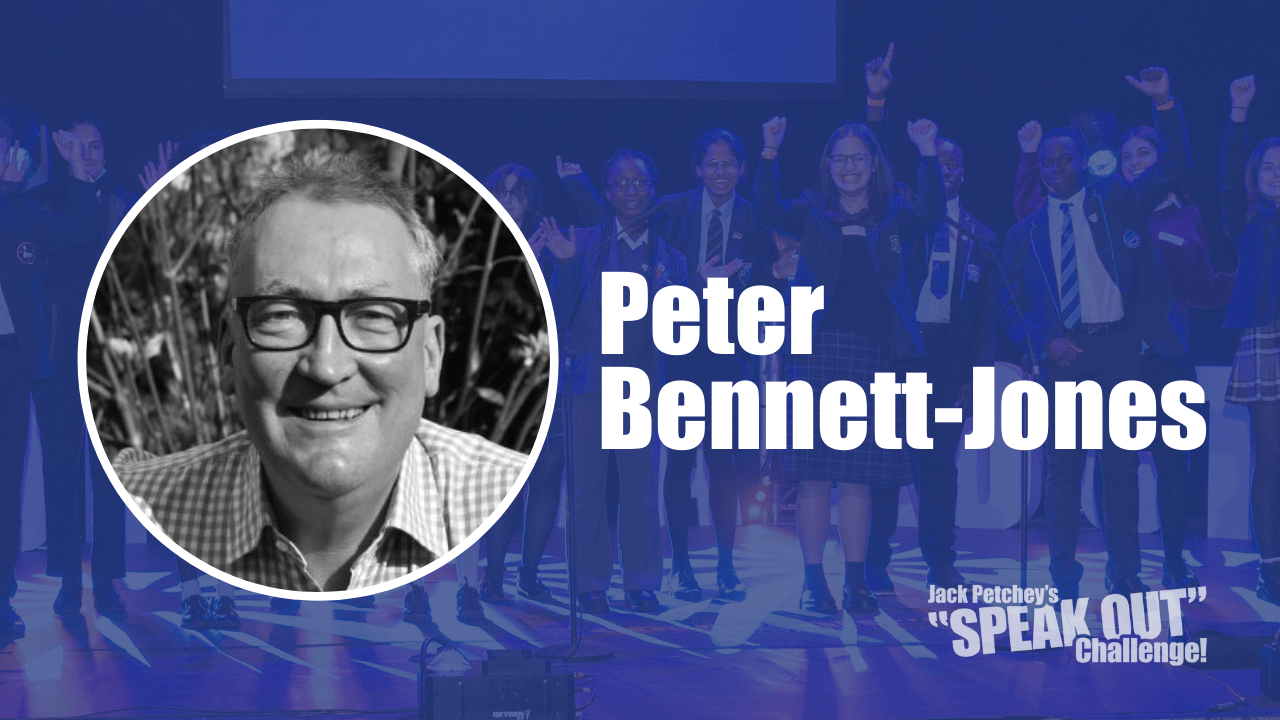 Peter joins panel Jack Petchey's Speak Out Challenge