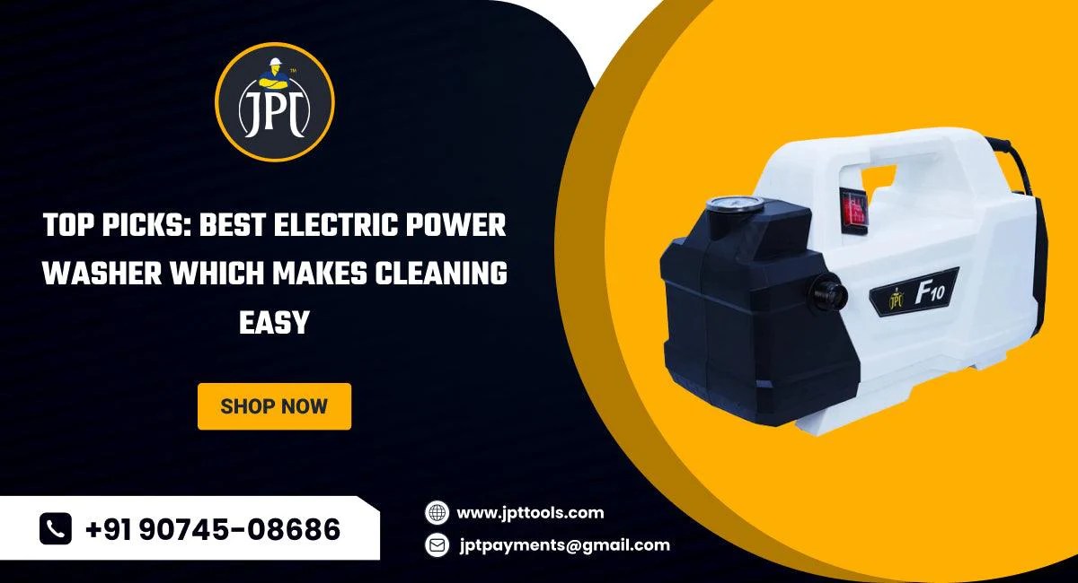 Discover the Cleaning Power with Best Electric Power Washer JPT Tools
