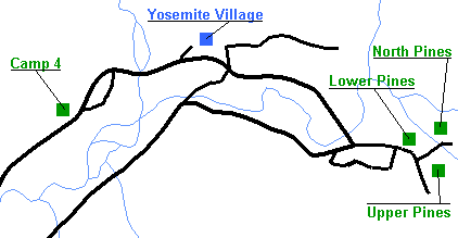 Camping inside Yosemite National Park
