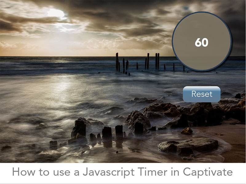 How to use a Javascript timer in Captivate