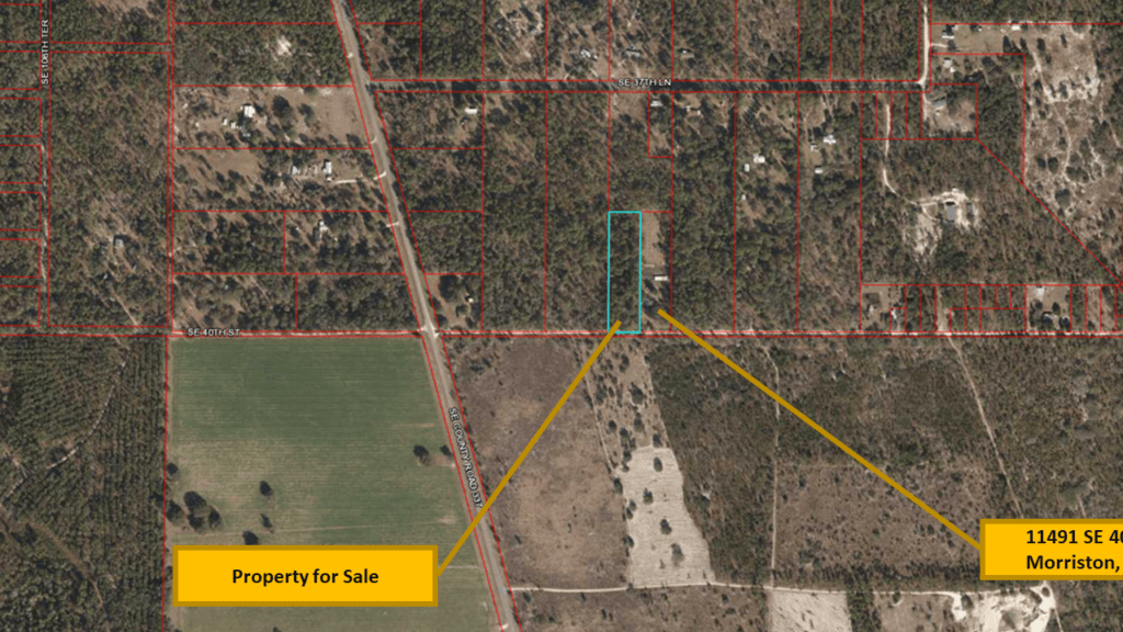 Morriston, FL 2.45 Acres Across the Street from Goethe State Forest