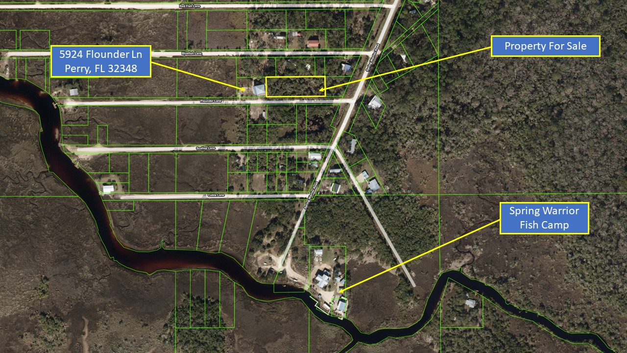 Perry, FL Fisherman’s Retreat, Park 4 RVs Year Long, Walk to Spring