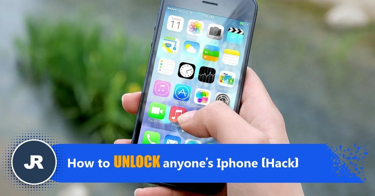 How to unlock anyone’s iPhone (Hack) JR Sharing