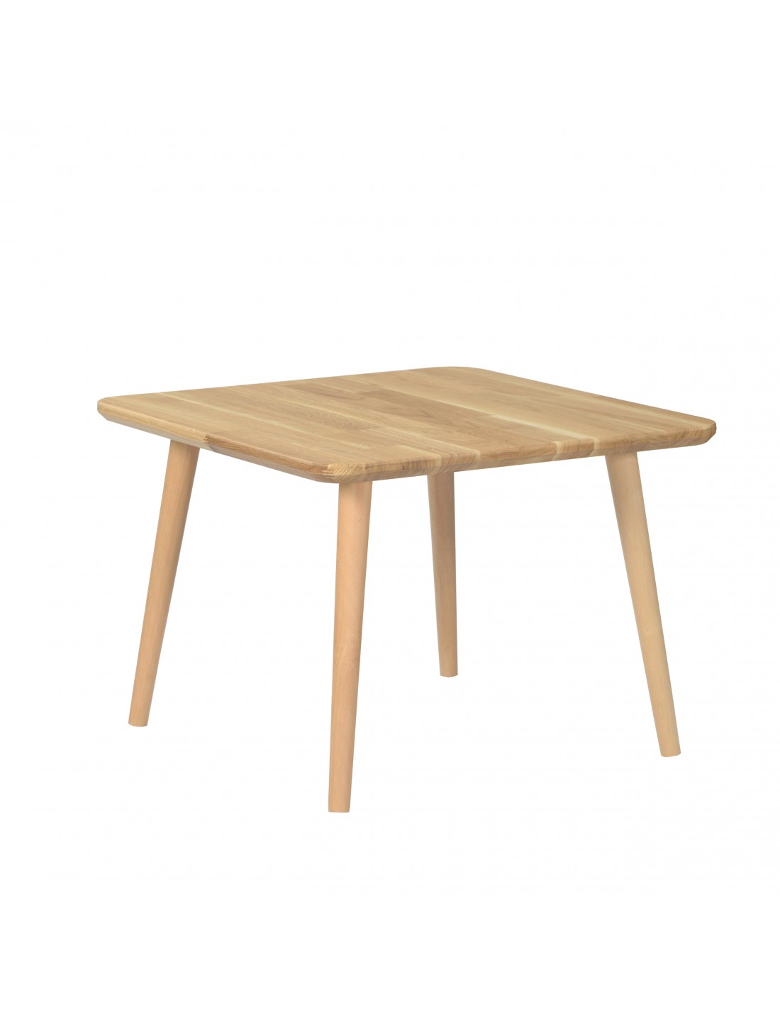 Solid oak square table Tables moonwood.pl Height 41 Kolor nóżek Buk