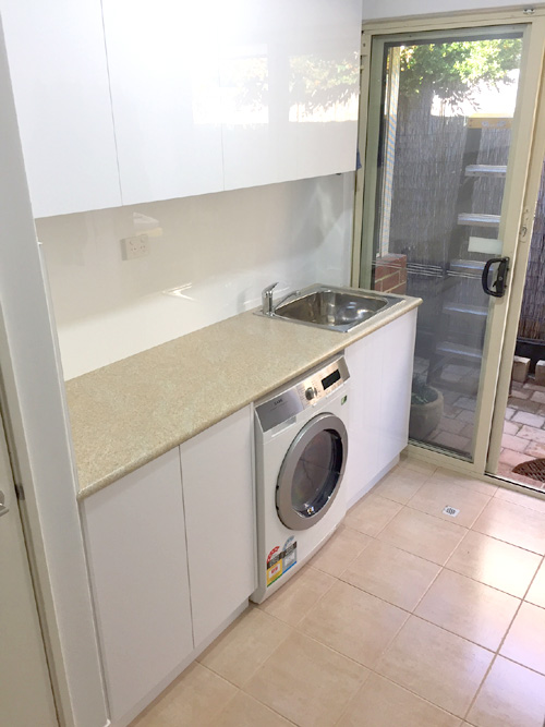 Laundry renovation in North Perth