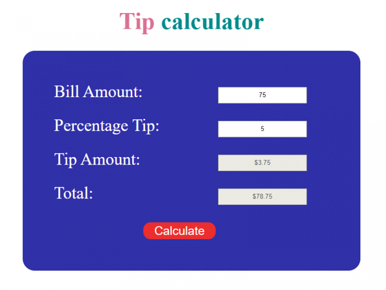 JavaScript Tip Percent Calculator JSBeginners