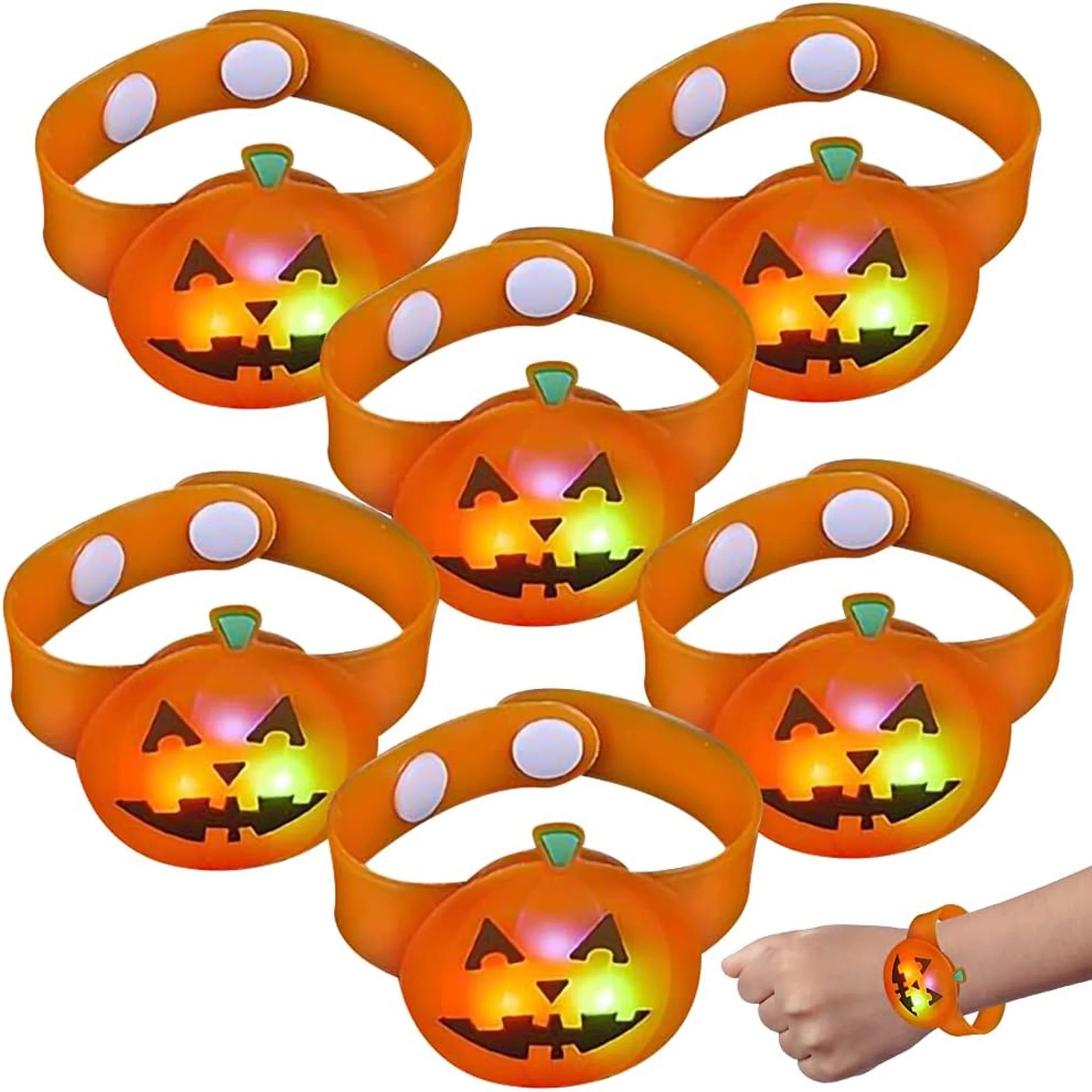 Light Up Halloween Night with Bulk LightUp Snap Bracelets for Kids