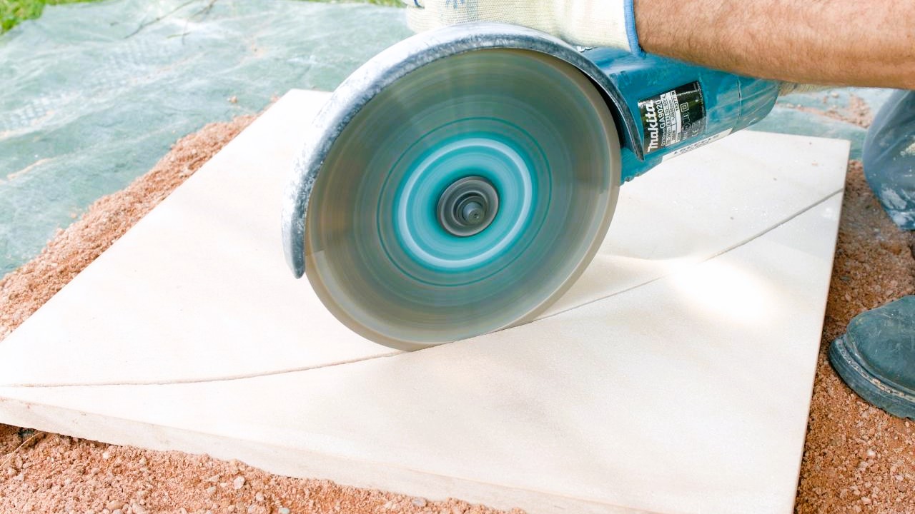 How to cut travertine pavers Tips and techniques JS Brick Pavers