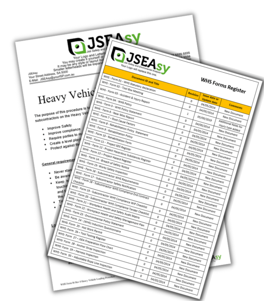 Heavy Vehicle Loading Procedure JSEAsy