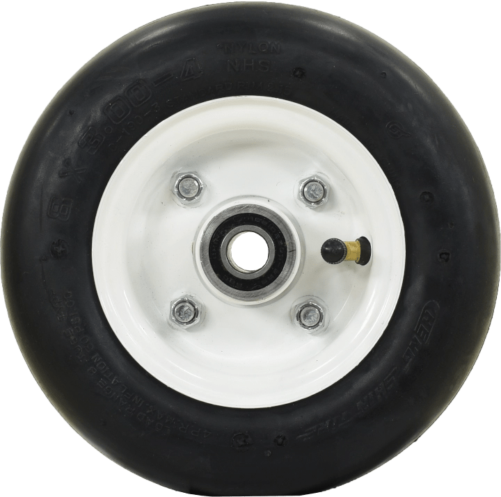 Caster Wheel/Pneumatic 8×3.004 With Axle Spacer Tube Jerrys Small