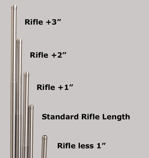 Rifle +2'' Extended Length Gas Tube w/ Roll Pin
