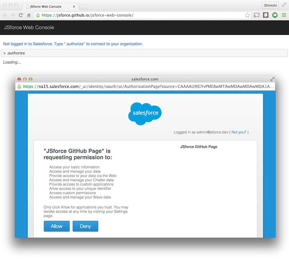 How to Use JSforce  Console JSforce