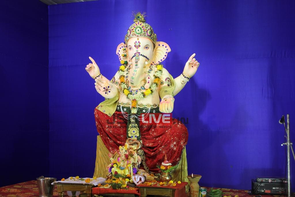 Ganesh Puja 2015 Singhvahani Ground Ganesh Puja www.jsglive.in