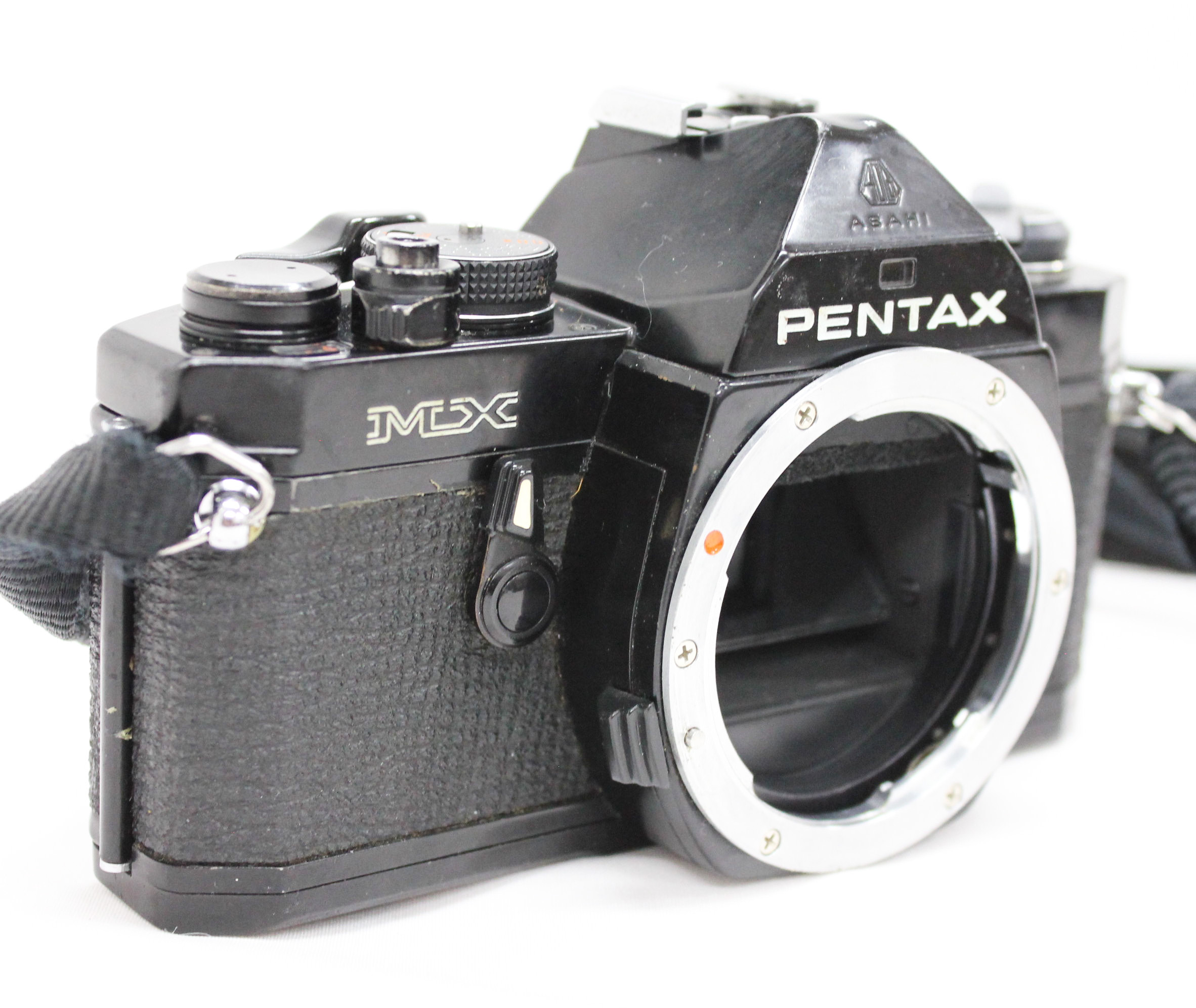 Pentax MX SLR 35mm Film Camera Black w/ SMC PentaxM 50mm F/1.7 from