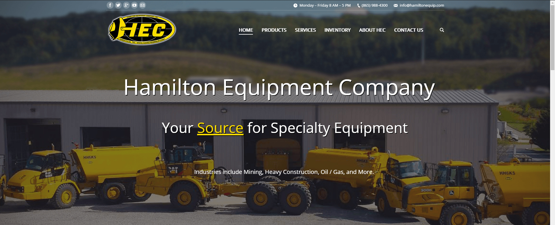Hamilton Equipment Company JSH  Designs