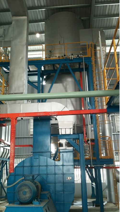 Flue Gas treatment system for industrial boilers