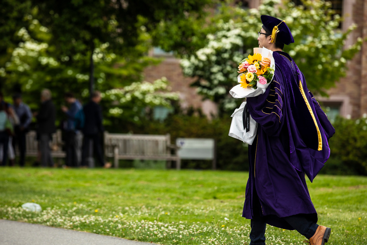 grad walk South Asia Center
