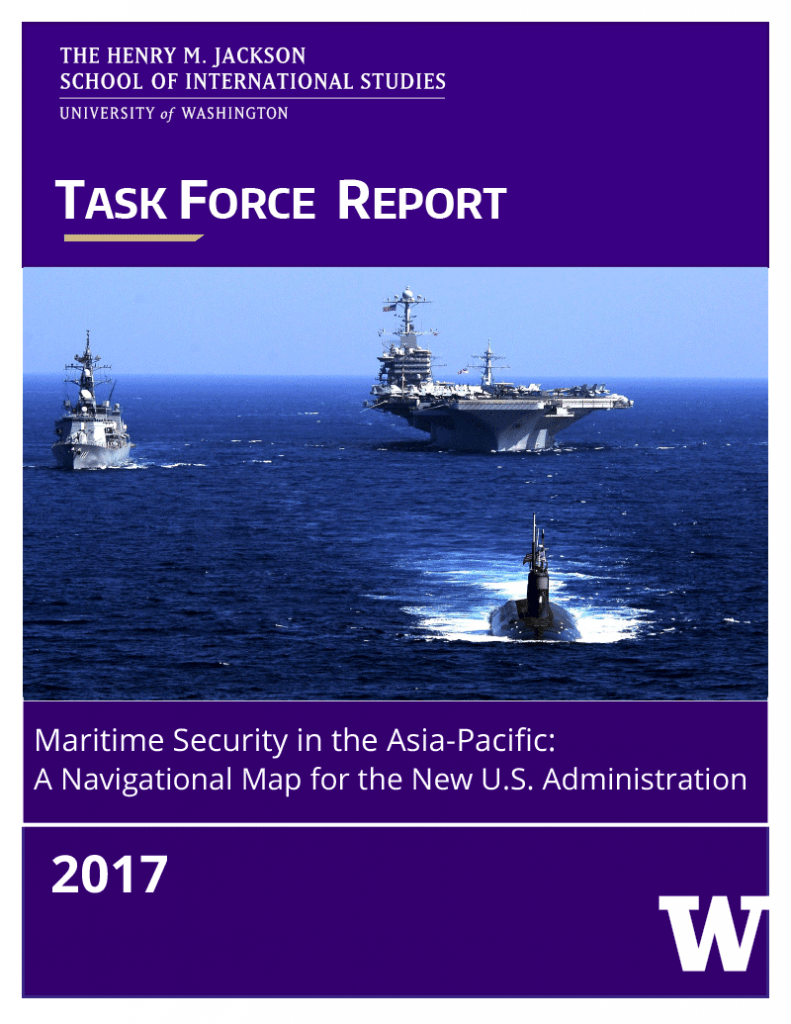 Maritime Security in the AsiaPacific The Henry M. Jackson School of