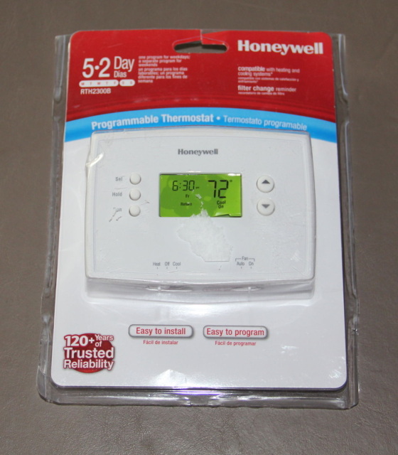 Honeywell Programmable Thermostat, RTH2300B