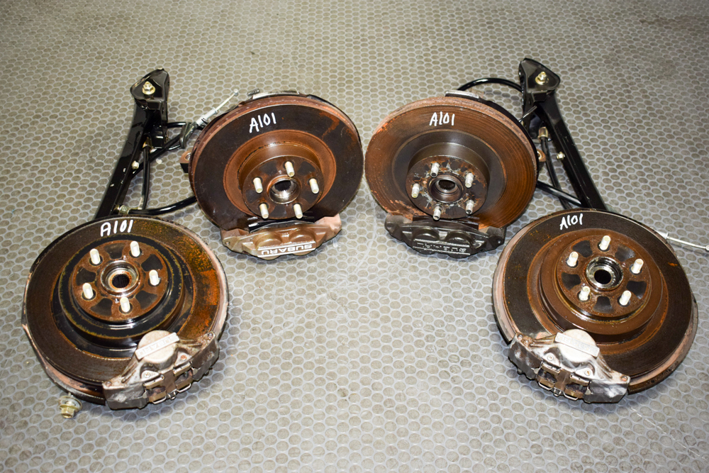 02-07 Subaru Impreza WRX 4pot 2pot Brake Calipers