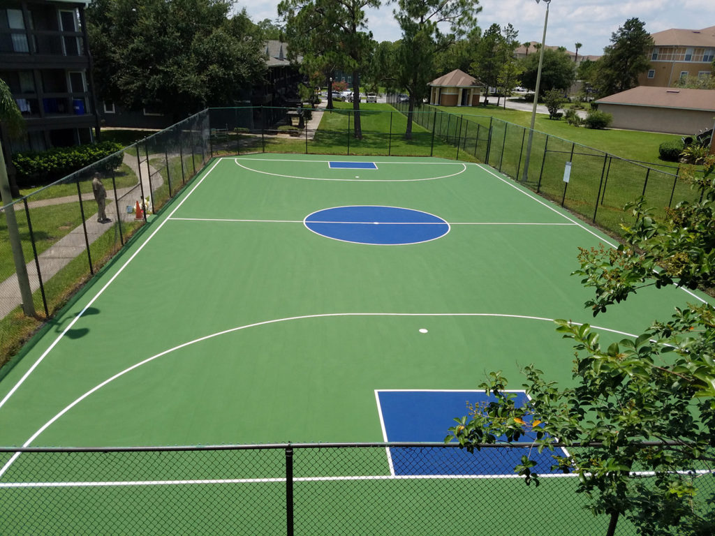 Property Management Tennis Court Resurfacing / Conversion