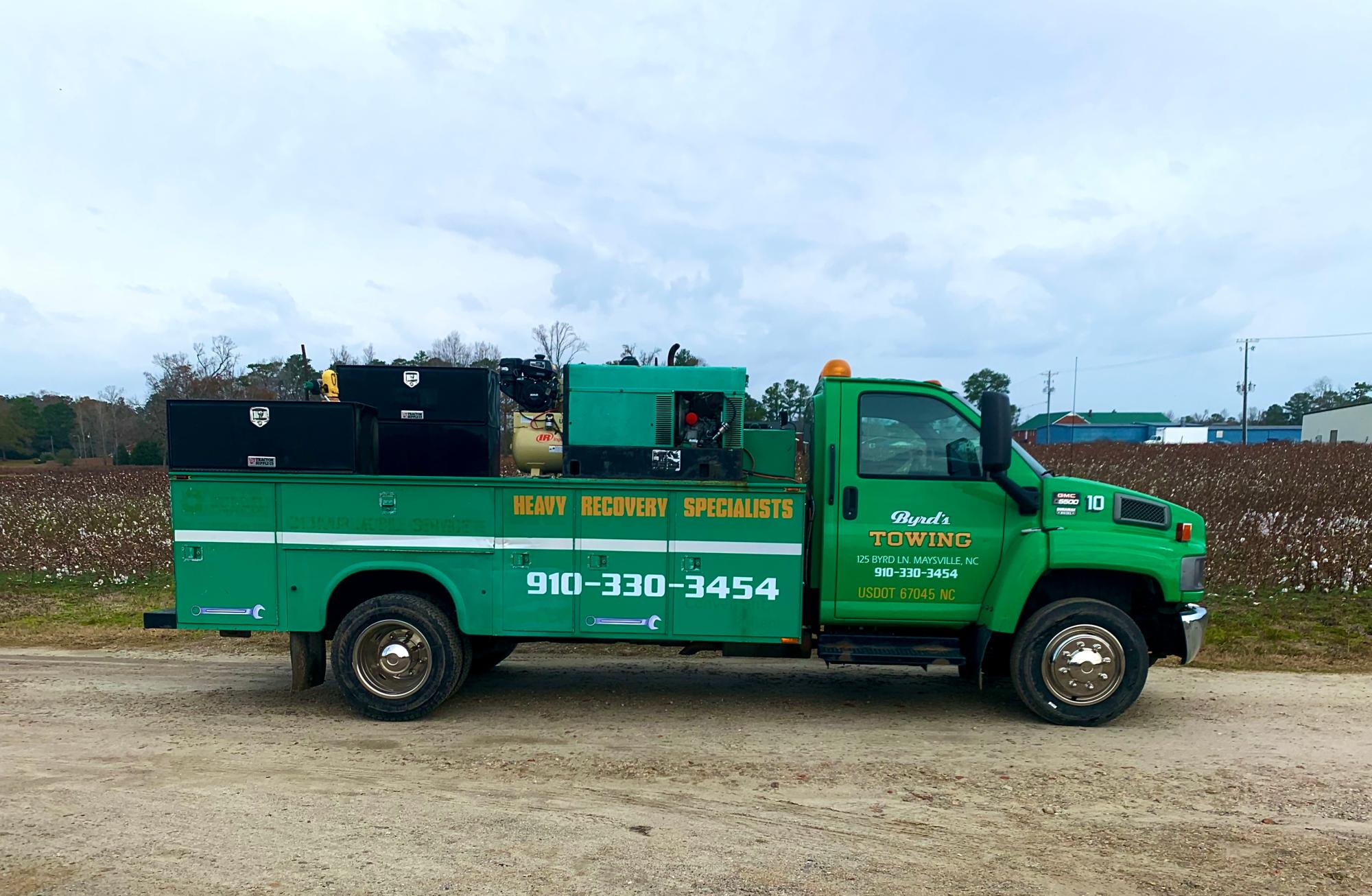 Towing Services, Roadside Assistance, Emergency Towing Maysville, NC