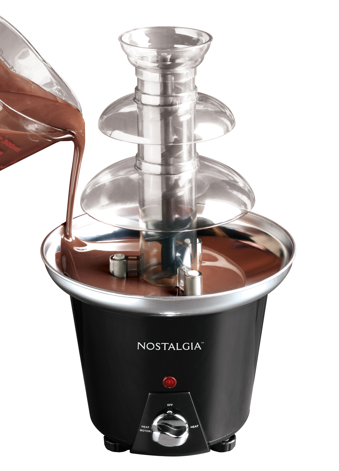 Nostalgia CFF965 3Tier 1.5Pound Chocolate Fondue Fountain