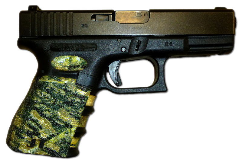 Glock 19 Grips Decal Adhesive JT Defense