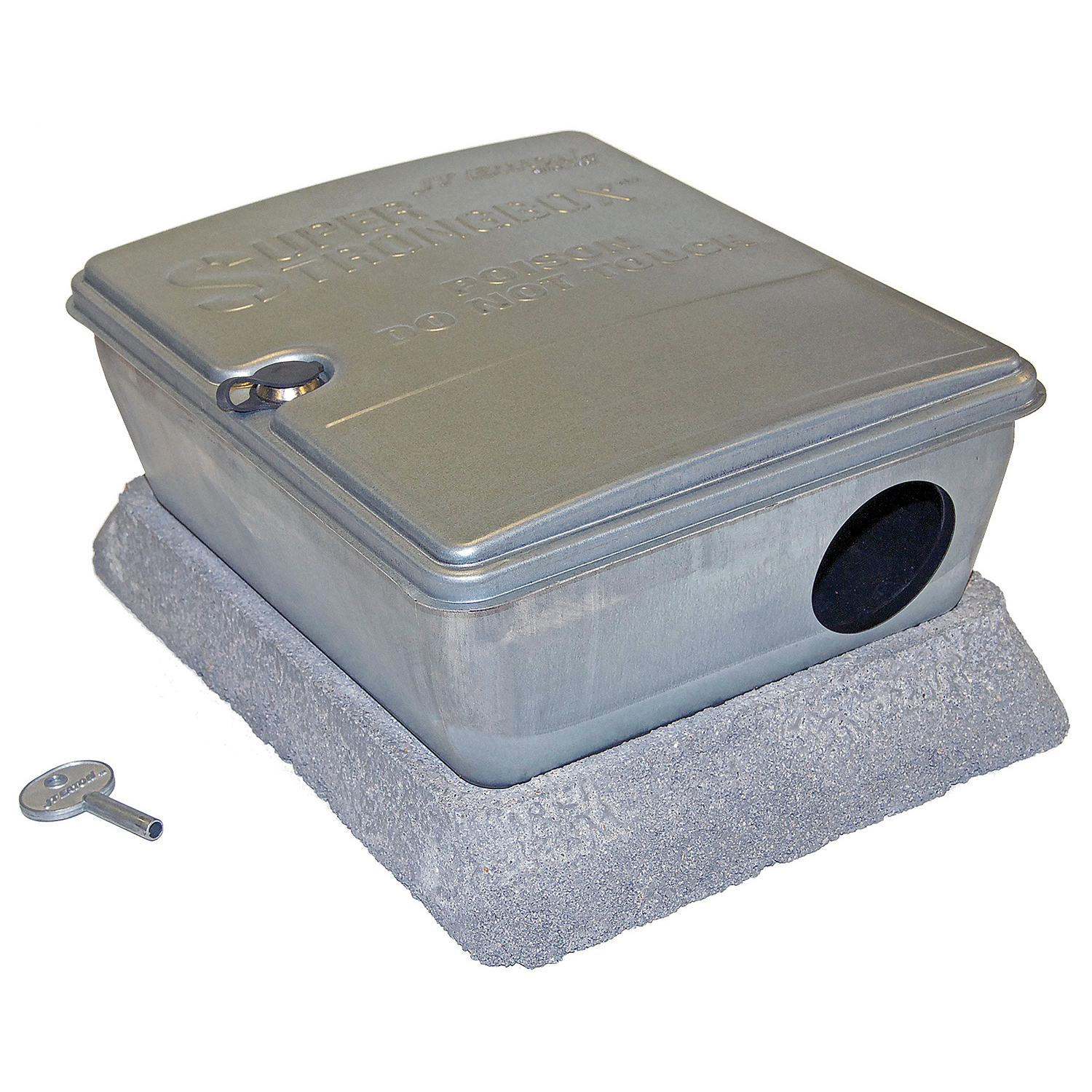 Super Strongbox™ Galvanized Steel TamperResistant Bait Station with