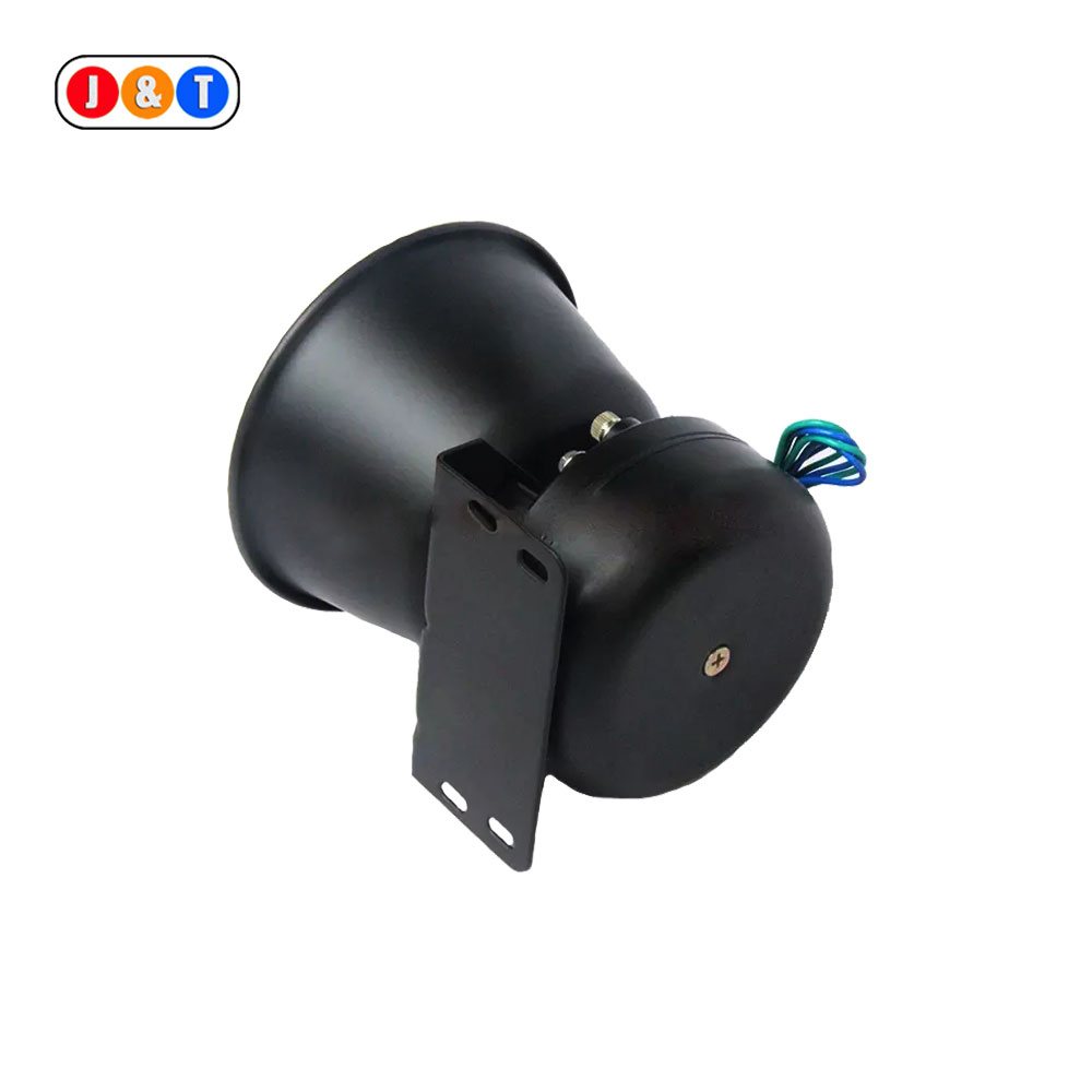 Heavy Duty 100W Outdoor Black Horn Speaker for Police Car