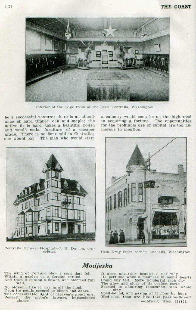 "The Chronicle" May, 1909