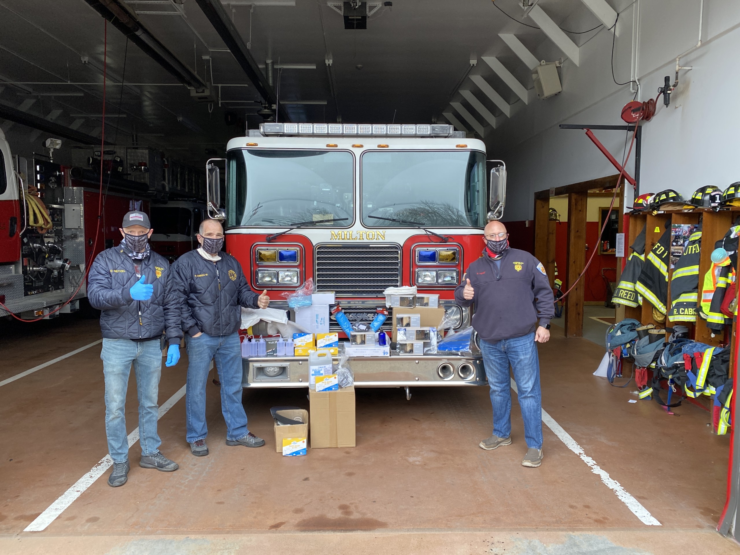 Donation of Protective Equipment to JTFD1 Jefferson Township Fire