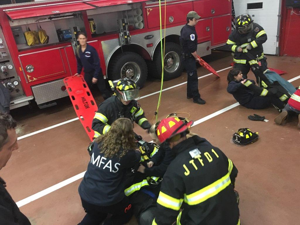 Jefferson Co1 and Milton First Aid Squad group Training Jefferson