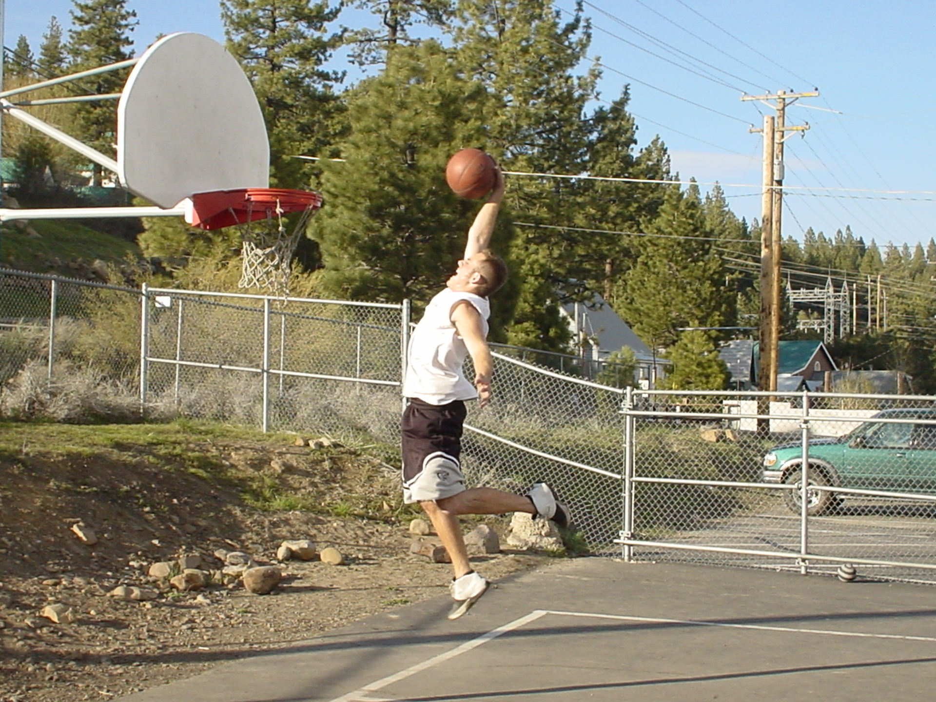 The 9 foot hoop I was never gold…