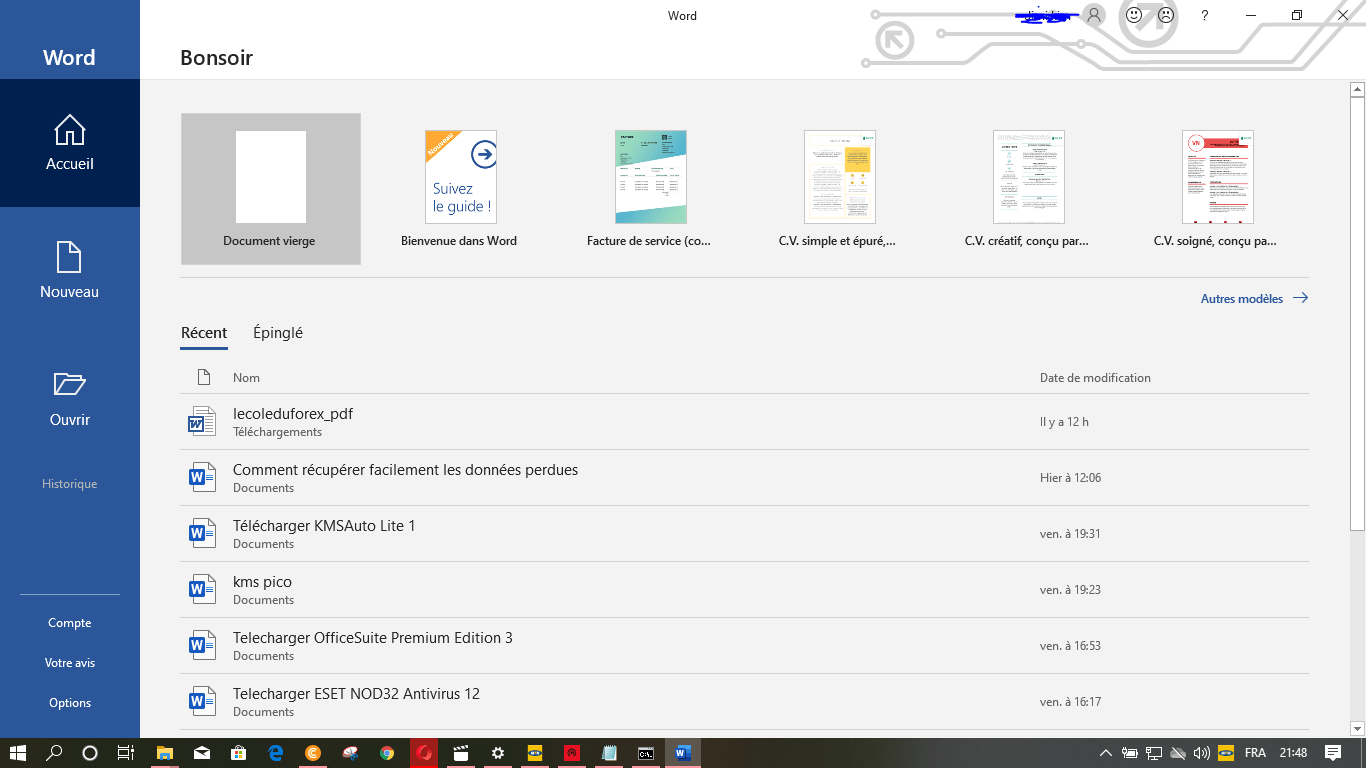 Comment activez Microsoft office 2019 à vie sans clé
