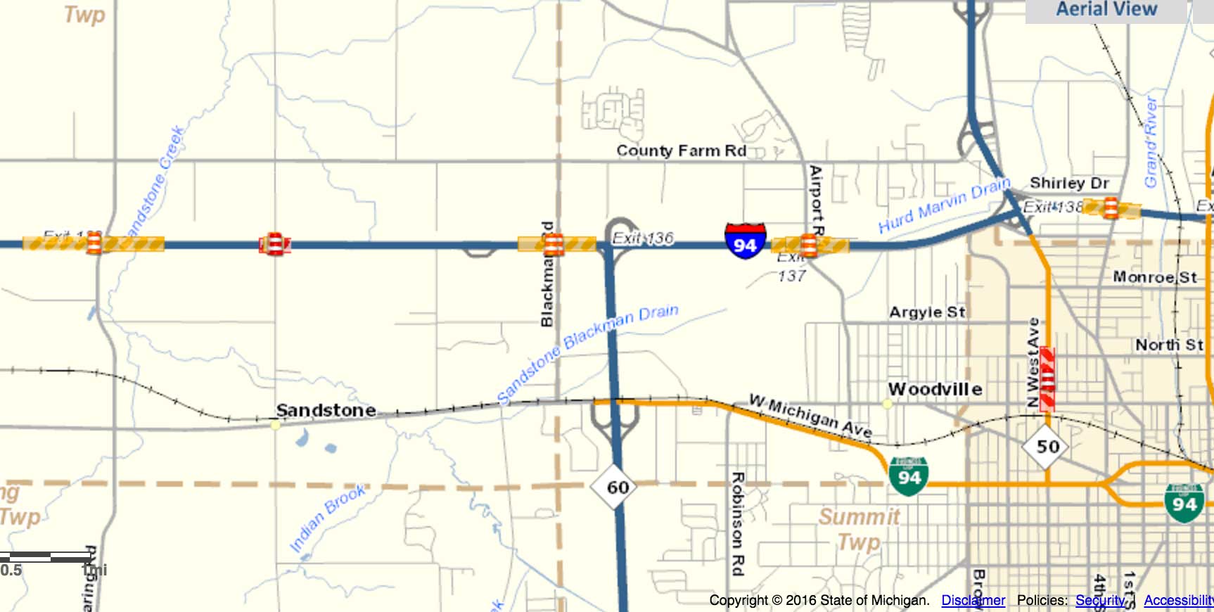 US Interstate 94 Map Mapsofworld