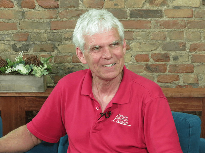 Tony Krupa Marks 35 Years with Addison Awning JTV Jackson