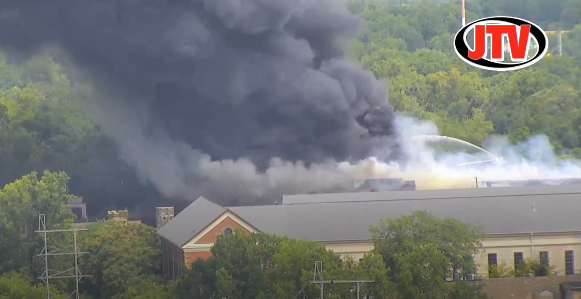 Downtown Jackson Fire Video JTV Jackson