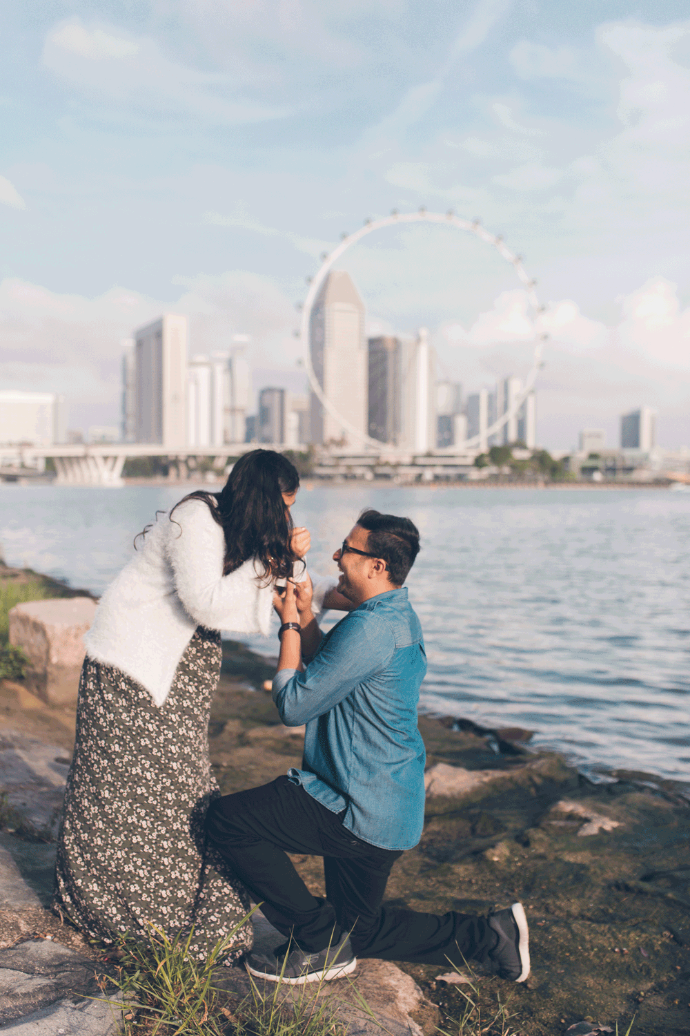 Couple shoot with surprise proposal!