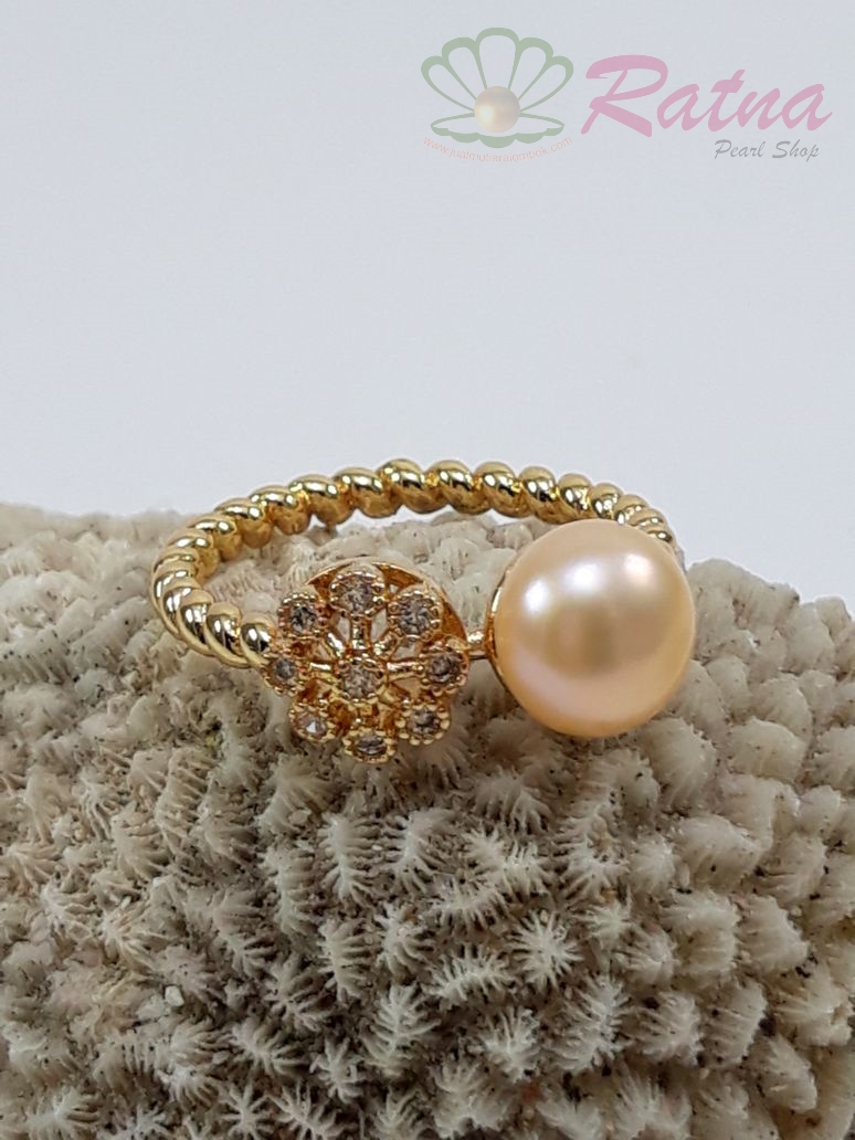 Cincin Mutiara Lombok (CRMT 025) Jual Mutiara Lombok Murah