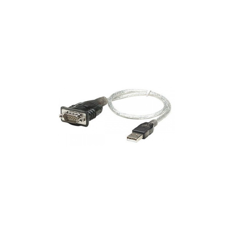 CONVERTIDOR USB A SERIAL DB9M MANHATTAN