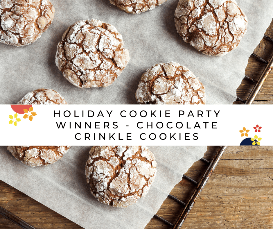 The Best Holiday Cookies of the Year Chocolate Crinkle Cookies