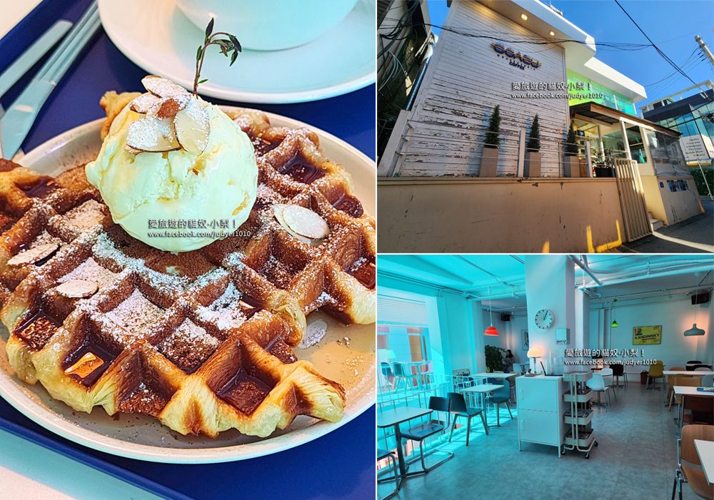 Mouse Rabbit鼠兔咖啡廳 \ SJ藝聲開的咖啡廳，冰淇淋Croffle可頌鬆餅超好吃！
